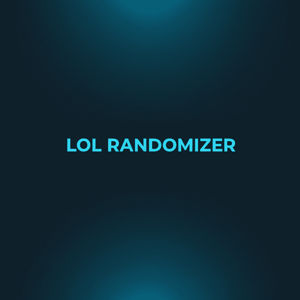 LoL Randomizer tool generating random champion and item build